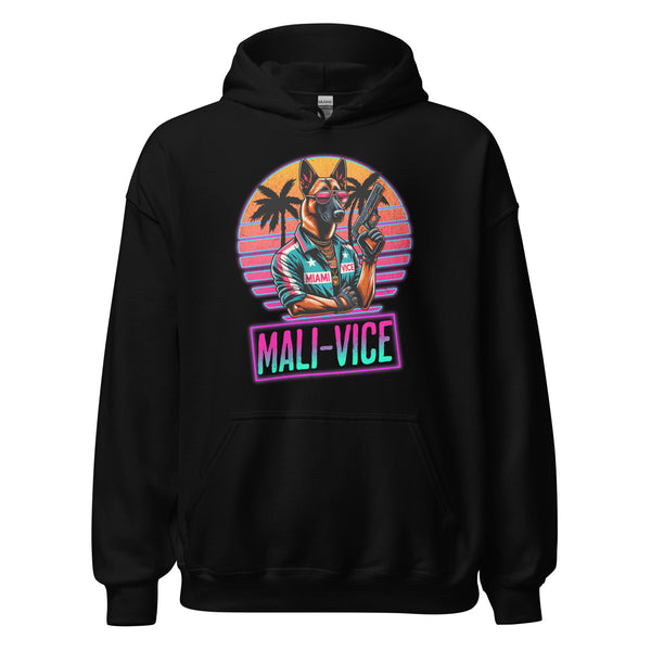 Mali-Vice - Belgian Malinois - Unisex Hoodie - Woof & Bone Apparel