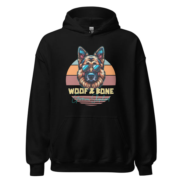 Retro Breeds - German Shepherd - Unisex Hoodie - Woof & Bone