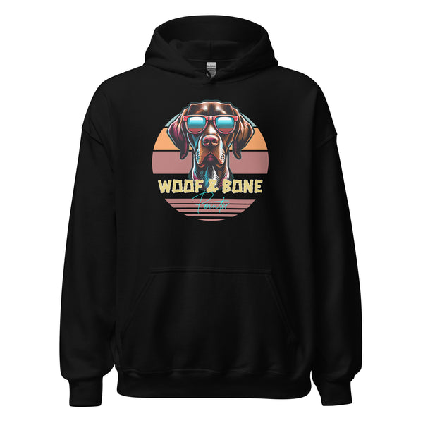 Retro Breeds - German Short Haired Pointer - Unisex Hoodie - Woof & Bone