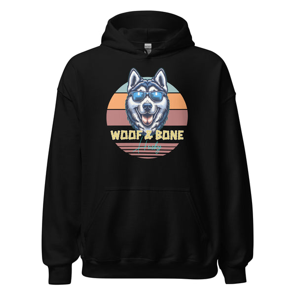 Retro Breeds - Husky - Unisex Hoodie - Woof & Bone