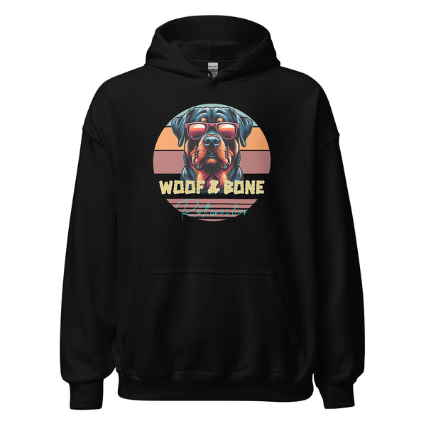 Retro Breeds - Rottweiler - Unisex Hoodie - Woof & Bone