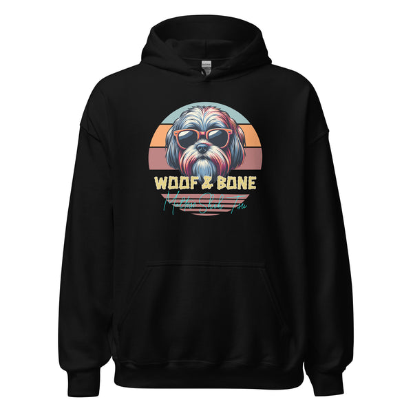 Retro Breeds - Maltese Shih Tzu - Unisex Hoodie - Woof & Bone