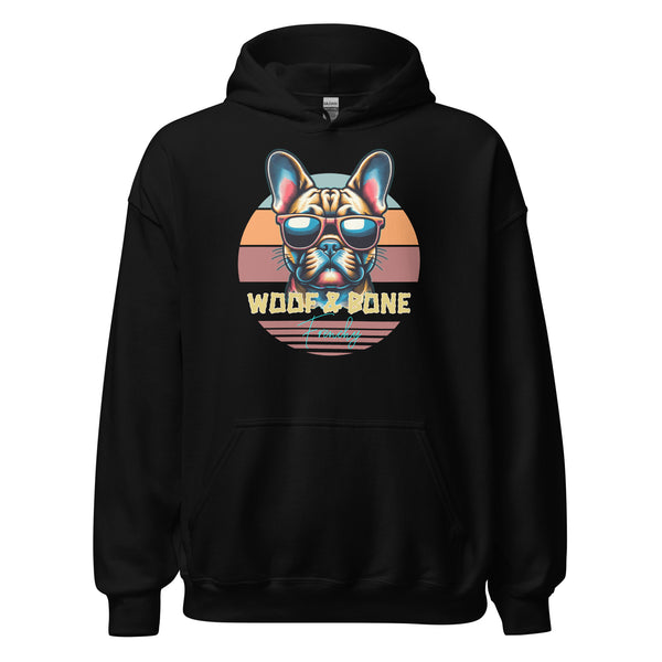 Retro Breeds - French Bulldog - Unisex Hoodie - Woof & Bone