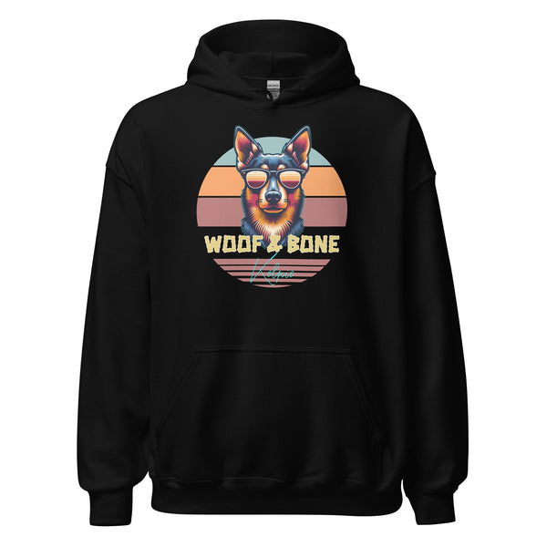 Retro Breeds – Kelpie - Unisex Hoodie - Woof & Bone