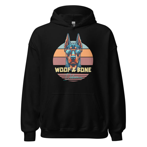 Retro Breeds - Doberman - Unisex Hoodie - Woof & Bone