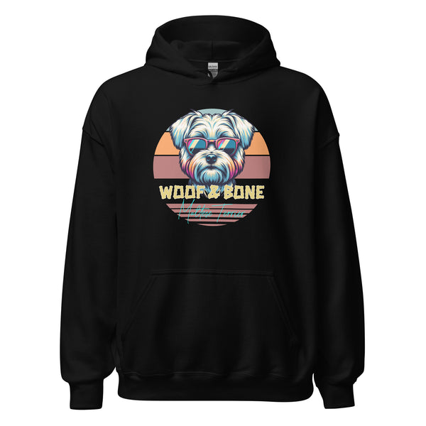 Retro Breeds - Maltese Terrier - Unisex Hoodie - Woof & Bone