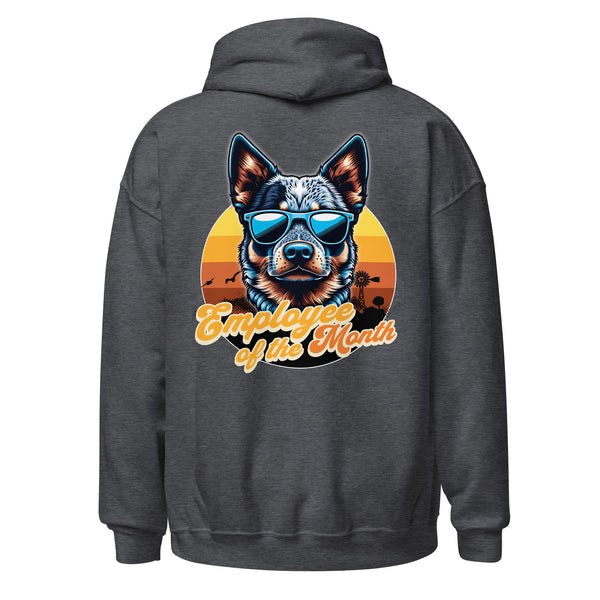 Employee of the Month - Blue Heeler - Unisex Hoodie - Woof & Bone Apparel