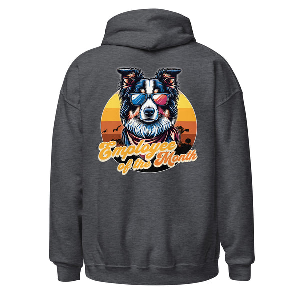 Employee of the Month - Border Collie - Unisex Hoodie - Woof & Bone Apparel