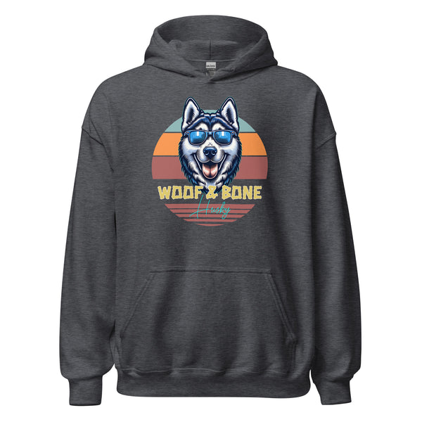 Retro Breeds - Husky - Unisex Hoodie - Woof & Bone