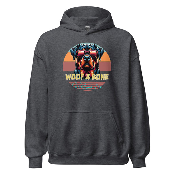 Retro Breeds - Rottweiler - Unisex Hoodie - Woof & Bone