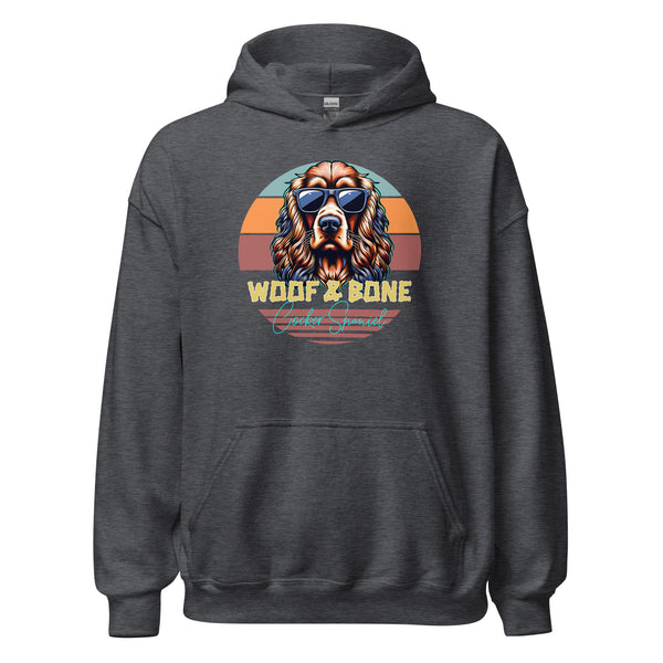 Retro Breeds - Cocker Spaniel - Unisex Hoodie - Woof & Bone