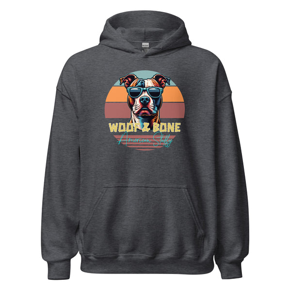 Retro Breeds - American Staffy - Unisex Hoodie - Woof & Bone