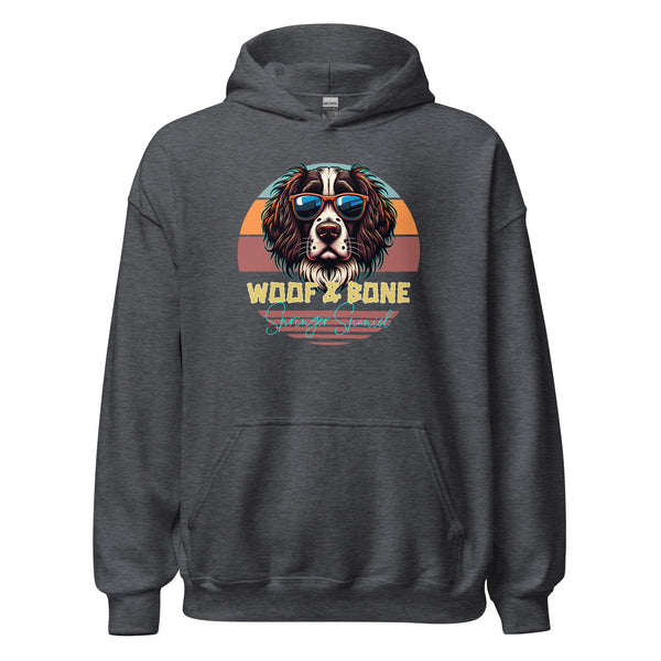 Retro Breeds - Springer Spaniel - Unisex Hoodie - Woof & Bone