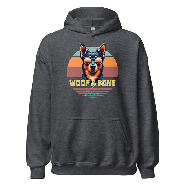 Retro Breeds – Kelpie - Unisex Hoodie - Woof & Bone