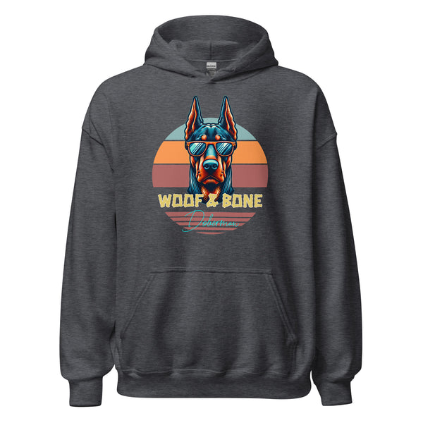 Retro Breeds - Doberman - Unisex Hoodie - Woof & Bone