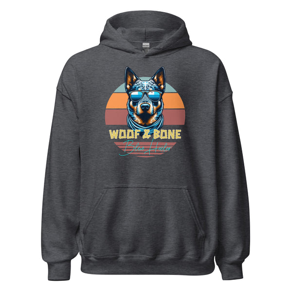 Retro Breeds - Blue Heeler - Unisex Hoodie - Woof & Bone