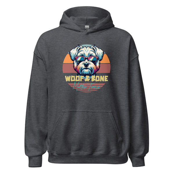 Retro Breeds - Maltese Terrier - Unisex Hoodie - Woof & Bone