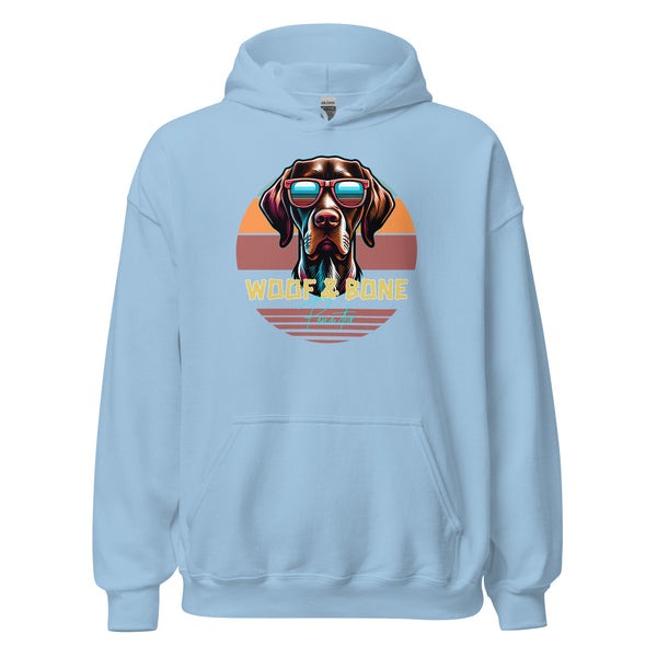 Retro Breeds - German Short Haired Pointer - Unisex Hoodie - Woof & Bone