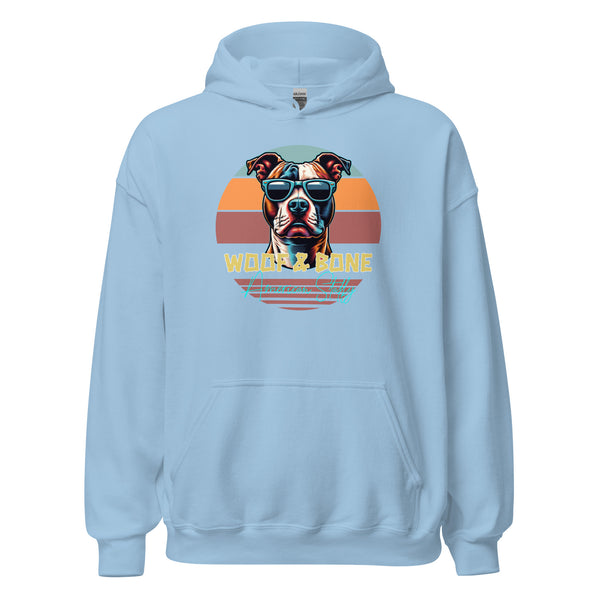 Retro Breeds - American Staffy - Unisex Hoodie - Woof & Bone