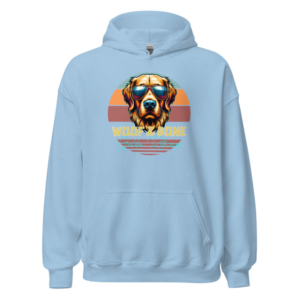 Retro Breeds - Golden Retriever - Unisex Hoodie - Woof & Bone