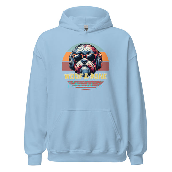 Retro Breeds - Maltese Shih Tzu - Unisex Hoodie - Woof & Bone