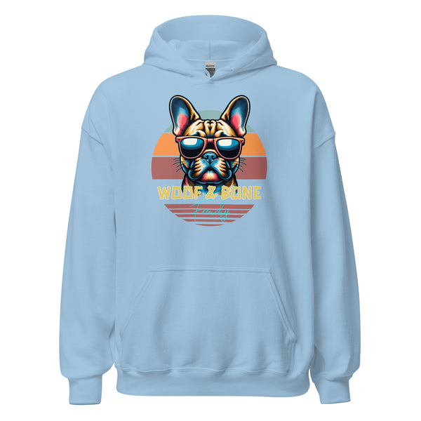 Retro Breeds - French Bulldog - Unisex Hoodie - Woof & Bone