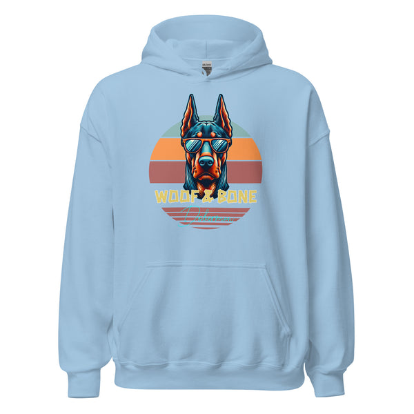 Retro Breeds - Doberman - Unisex Hoodie - Woof & Bone