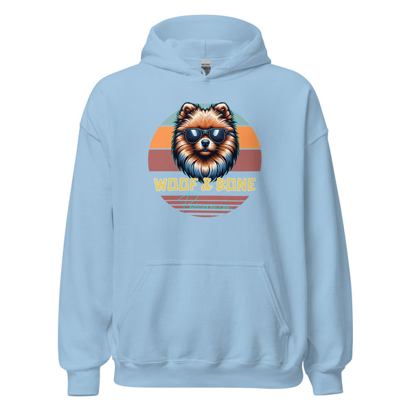 Retro Breeds - Pomeranian - Unisex Hoodie - Woof & Bone