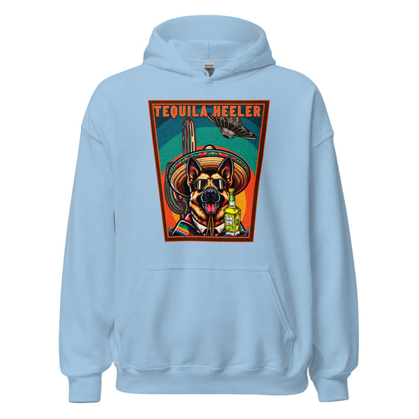 Tequila Heeler - German Shepherd - Unisex Hoodie - Woof & Bone
