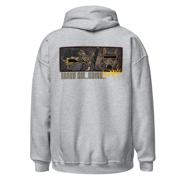 Bravo Six Going Bark - Belgian Malinois - Unisex Hoodie - Woof & Bone Apparel