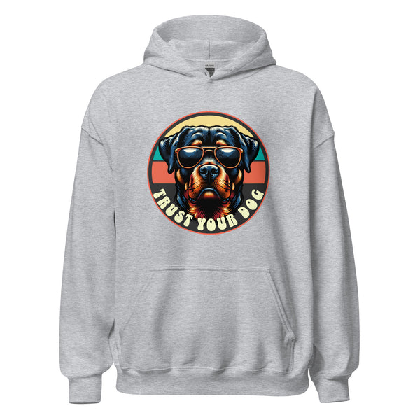 Trust your Dog - Rottweiler - Unisex Hoodie - Woof & Bone Apparel