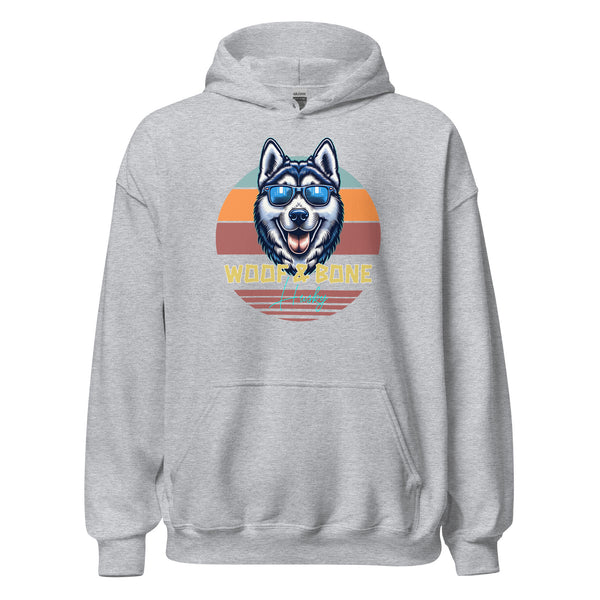 Retro Breeds - Husky - Unisex Hoodie - Woof & Bone