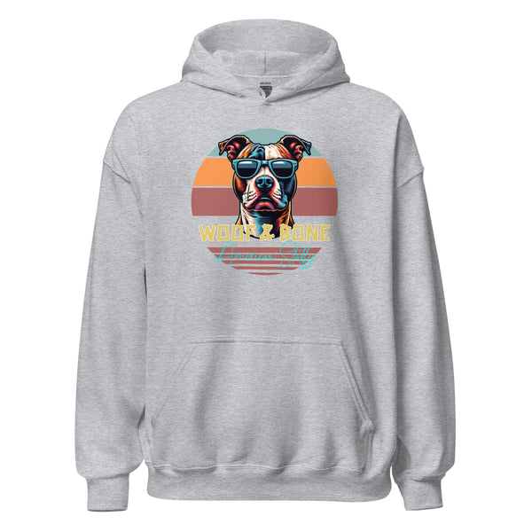 Retro Breeds - American Staffy - Unisex Hoodie - Woof & Bone