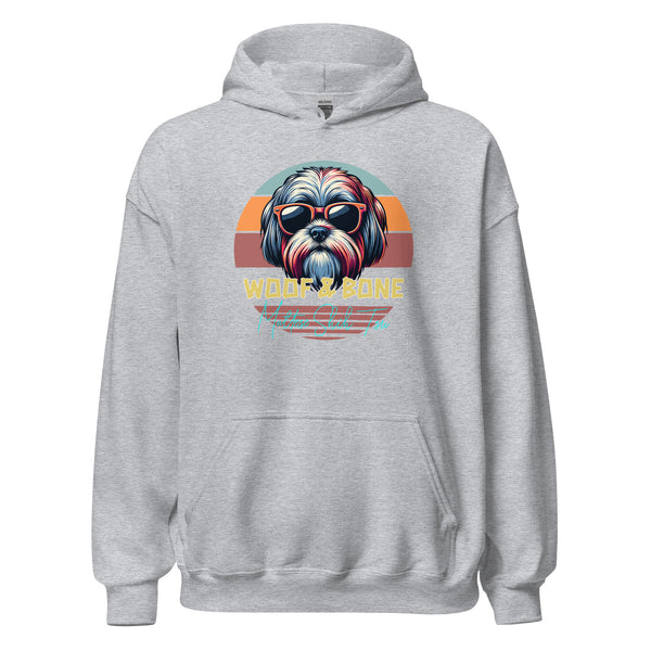 Retro Breeds - Maltese Shih Tzu - Unisex Hoodie - Woof & Bone