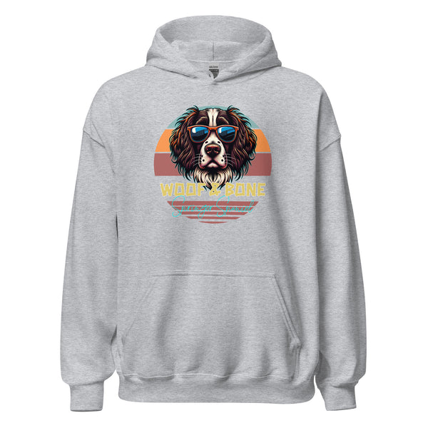 Retro Breeds - Springer Spaniel - Unisex Hoodie - Woof & Bone