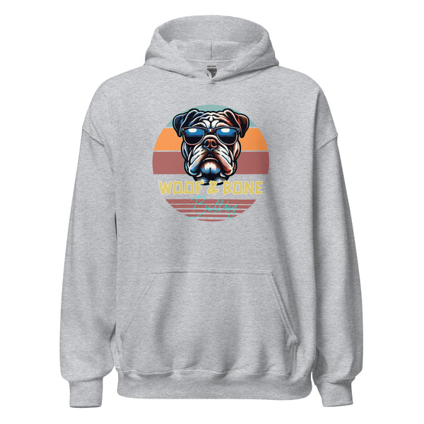 Retro Breeds - Bulldog - Unisex Hoodie - Woof & Bone