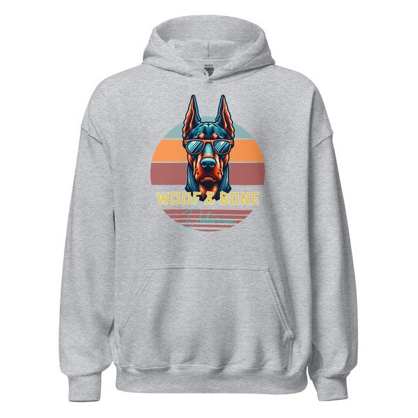 Retro Breeds - Doberman - Unisex Hoodie - Woof & Bone