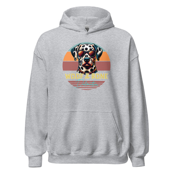 Retro Breeds - Dalmatian - Unisex Hoodie - Woof & Bone