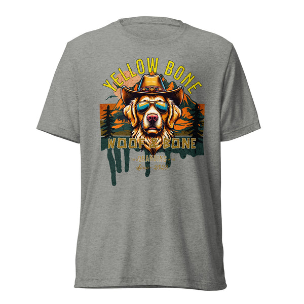 Yellow Bone - Golden Retriever - Unisex Short Sleeve T-Shirt - Woof & Bone