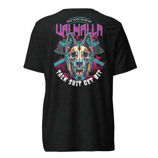 Good Dogs of Valhalla -Belgian Malinois - Unisex Short Sleeve T-Shirt - Woof & Bone Apparel