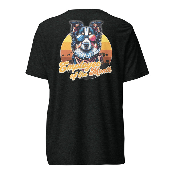 Employee of the Month - Border Collie - Unisex Short Sleeve T-Shirt - Woof & Bone Apparel