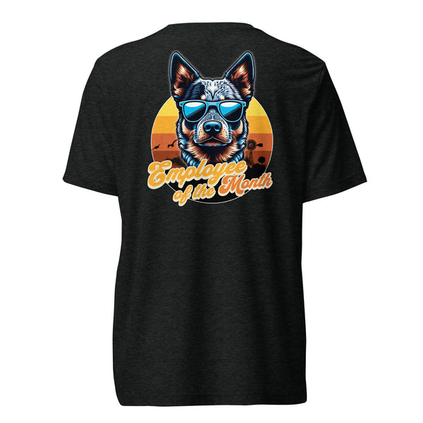 Employee of the Month - Blue Heeler - Unisex Short Sleeve T-Shirt - Woof & Bone Apparel