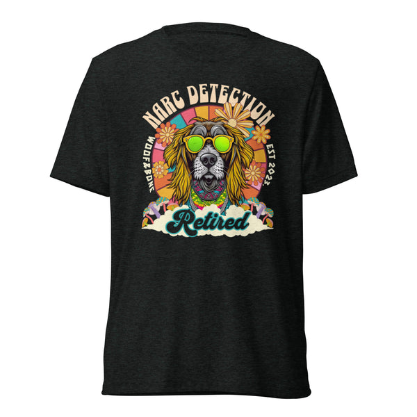 Narc Detection-Retired - Labrador - Unisex Short Sleeve T-Shirt - Woof & Bone Apparel