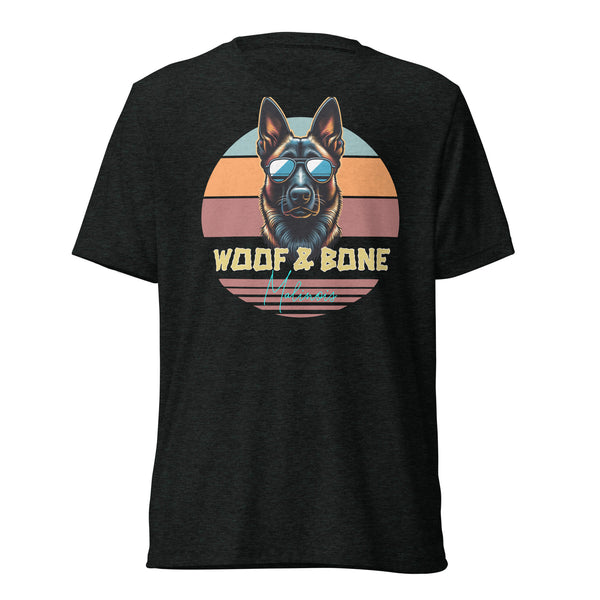 Retro Breeds - Belgian Malinois - Unisex Short Sleeve T-Shirt - Woof & Bone Apparel