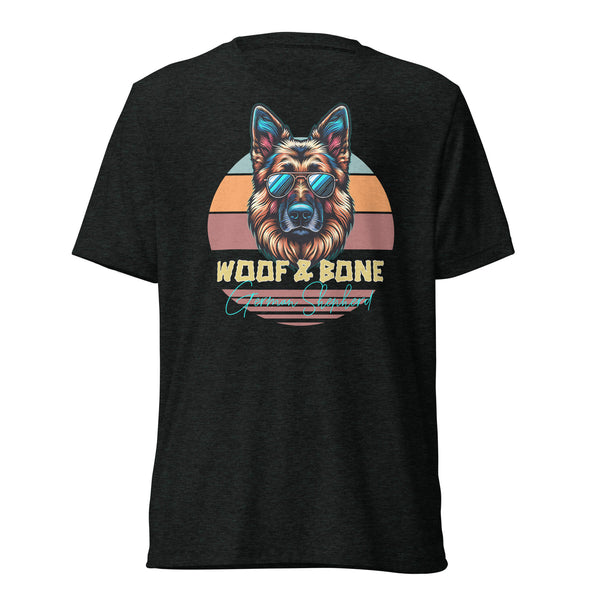 Retro Breeds - German Shepherd - Unisex Short Sleeve T-Shirt - Woof & Bone Apparel