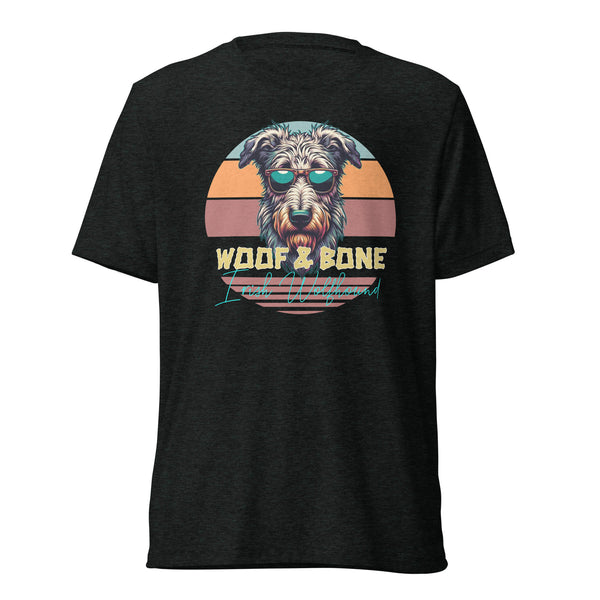 Retro Breeds - Irish Wolfhound - Unisex Short Sleeve T-Shirt - Woof & Bone