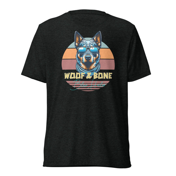 Retro Breeds - Blue Heeler - Unisex Short Sleeve T-Shirt - Woof & Bone