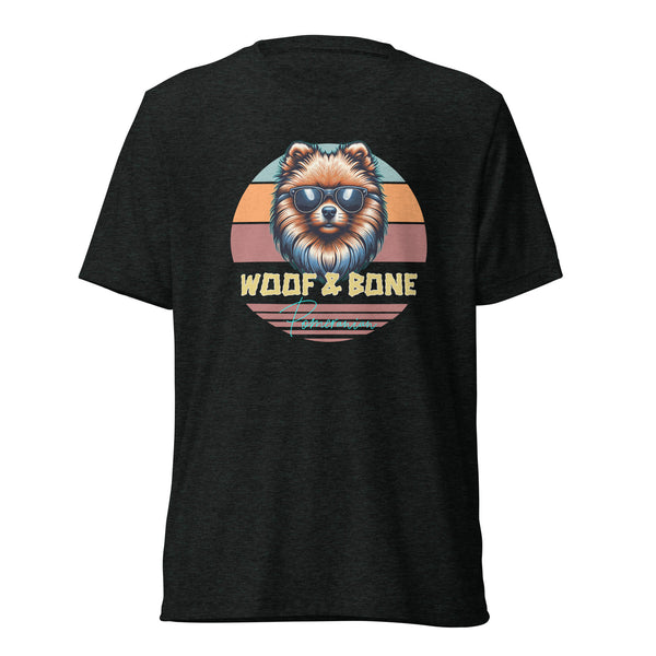 Retro Breeds - Pomeranian - Unisex Short Sleeve T-Shirt - Woof & Bone