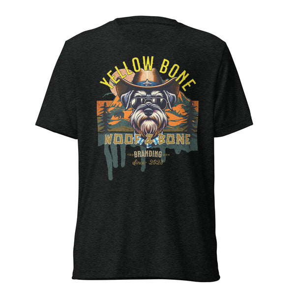 Yellow Bone - Schnauzer - Unisex Short Sleeve T-Shirt - Woof & Bone