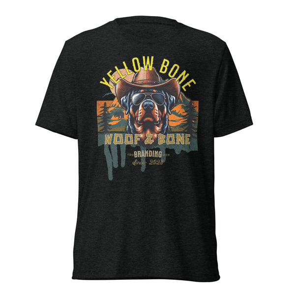 Yellow Bone - Rottweiler - Unisex Short Sleeve T-Shirt - Woof & Bone